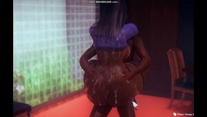 Ebony honey sex videos, wet pussy hd action in sexy porn