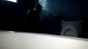 Bathroom coworker footage