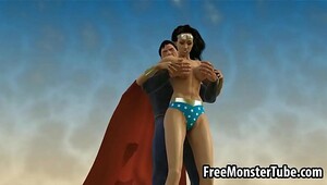 Superman wonder woman, great porn videos of hot sex