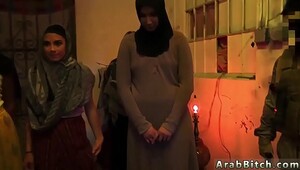 Three army man fuacking muslim girl in hejab