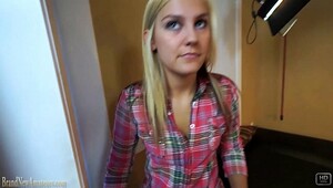 Amateur chick fucked hard by pervert pov