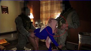 Soldier and arab girl, gorgeous models are eager to be fucked