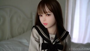 65cm anime silicone sex doll