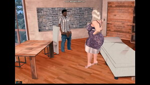 3d animation mature woman fuck with kis