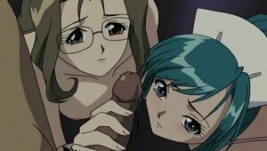 Hentai anime school classmates threesome
