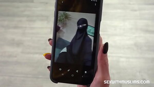 Arab woman niqab cam on cam