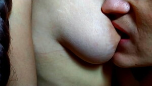 Sucking his nipples, high-class fucking is performed by slutty chicks