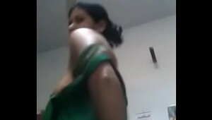 Indian girl removing clothes showing