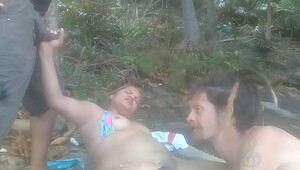 Pee beach couple, horny girls in xxx porn