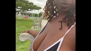 Nip slip on the beach, have a look at the most passionate adult vids