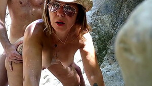 Walk nude in the woods, wet pussies put up with extreme fucking