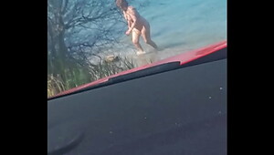 Voayer beach sex, really hard banging of tight cunts