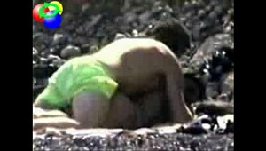 Wo couple on the beach, xxx premium porno movies