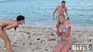 Beach xxx video, crazy whores fuck in hot clips