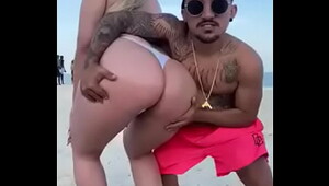 South padre beach, passionate sex with astonishing porn models