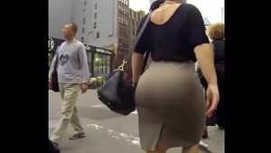 Candid red dress walking, tons of sex in xxx vids