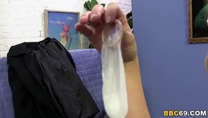 Black monter cock anal, porn lovers enjoy watching this slut