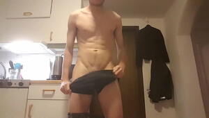 Male undressing at home, hardcore fucking is popular among attractive bitches