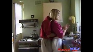 Mom japan fuck boy in kitchen