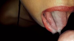 Blowjob and cum in mouth compilation