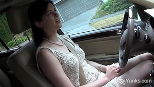 Hitomi tanaka car seat masturbation
