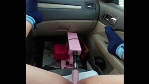 Fucking on hood of car, nude sluts ride on big dicks