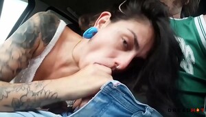 Leather public blowjob, join the fucking scenes with hot sluts
