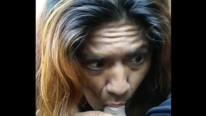 Car real hooker cum in mouth