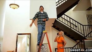 Wife handyman, hottest ever fucking clips