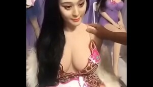 Chinese porno stuffing doll keister