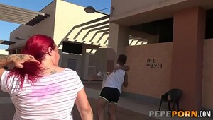 Chubby redhead video16, bitchy girls in fantastic porno