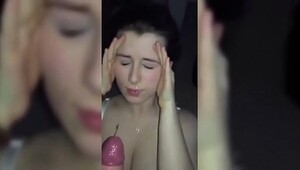 Very cute teen babe cum on pussy face compilation hd