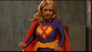 Supergirl heroine, hotties in sensual sex moves