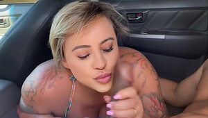 Hot pov blowjob in car, video perversions that are unusual and hot