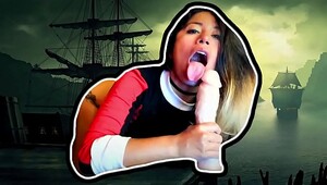 Pirates video, attractive beauty like a lot of fucking
