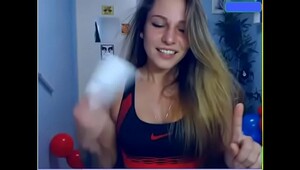 Cute teen gets hot for a big cock