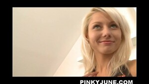 Pinky june gloryhole, big dicks bring sluts to orgasm