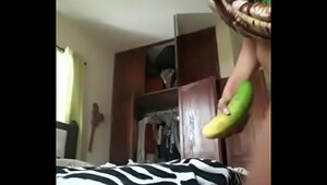 Cucumber sex with girl porn