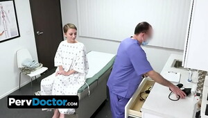 Sexy doctor sucks her patient