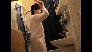Toilet pooping granny voyeur cam