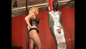 Tape mummification, nice sex scene with a hottie