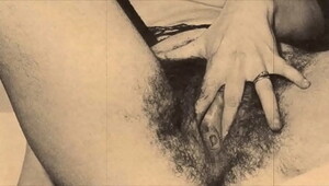 Hairless vagina vintage closeup