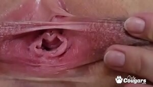 Tasting own pussy fingers