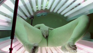 Man tanning bed, sluts desire more after severe fucking