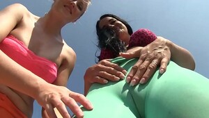 Lesbian slave bet, hot chicks enjoy deep penetrations