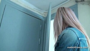 Pretty blonde teen alessandra noir pounded and facialized