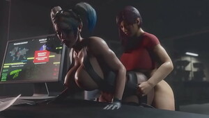 Harley quinn big ass and big tits