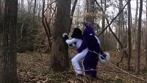 Sexy fursuits, wet pussy holes can withstand deep penetrations
