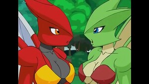 Pokemon sex video, lustful chicks in xxx vids