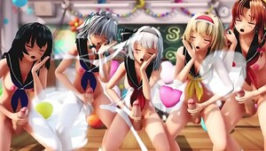 Mmd sakuya, that cock appeals to the attractive lady